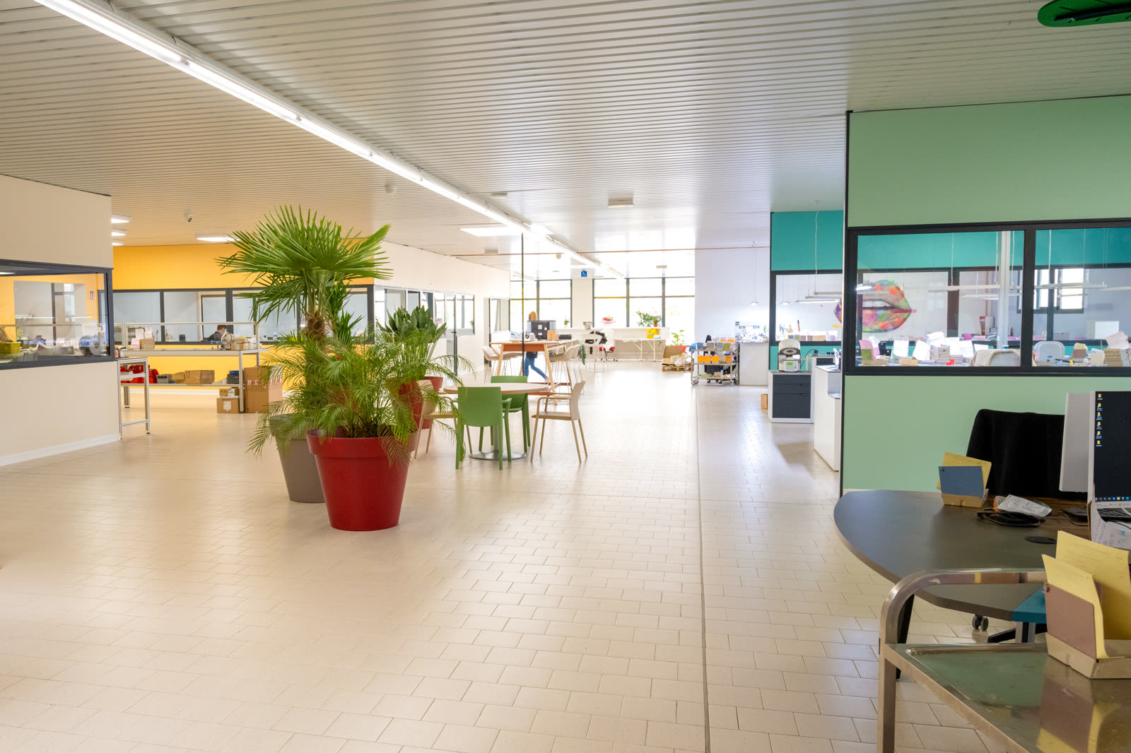Espace de travail du laboratoire Orviz
